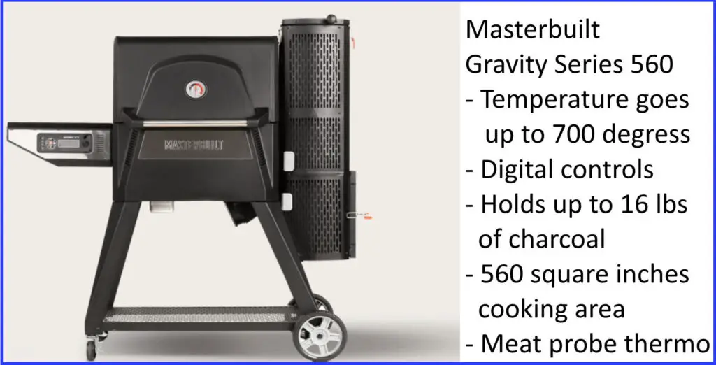 Masterbuilt Gravity Series 560 Digital Charcoal Grill Smoker 