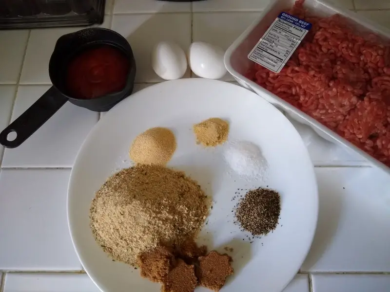 Simple Smoked Meatloaf Ingredients