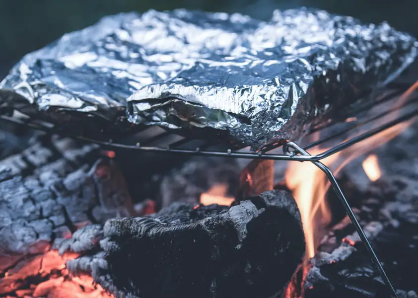 grill potatoes in foil