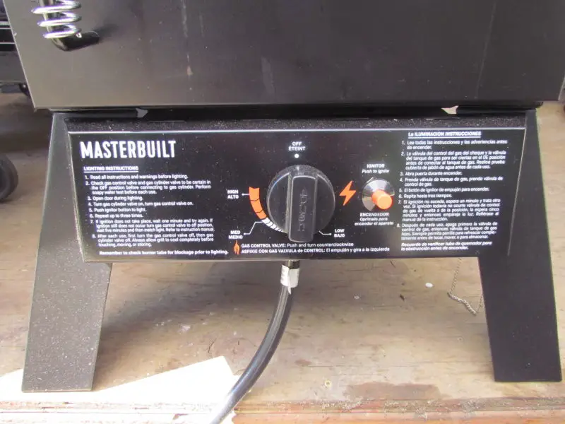 Setting your Masterbuilt Propane Smoker