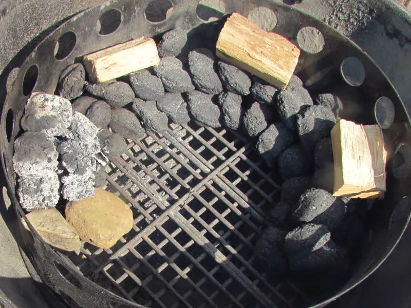 take the tongs and stack